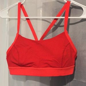 Red Lululemon Sports bra 8
